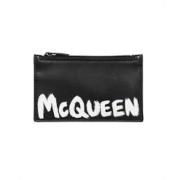 Alexander McQueen Snygga Svarta Väskor Black, Herr