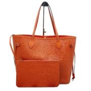 Louis Vuitton Vintage Pre-owned Laeder totevskor Orange, Dam