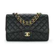 Chanel Vintage Pre-owned Laeder chanel-vskor Black, Dam