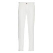 PT Torino Straight Trousers White, Herr