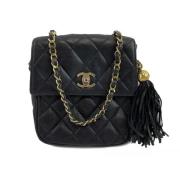 Chanel Vintage Pre-owned Laeder chanel-vskor Black, Dam