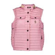 Moncler Quiltad Ärmlös Jacka Väst Pink, Dam