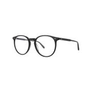 Garrett Leight Black Eyewear Frames Morningside Black, Unisex