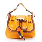 Louis Vuitton Vintage Pre-owned Laeder handvskor Yellow, Dam