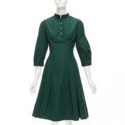 Oscar De La Renta Pre-owned Pre-owned Bomull klnningar Green, Dam