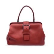 Prada Vintage Pre-owned Laeder prada-vskor Red, Dam