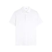 Aspesi Herr Bomull Jersey Polo Tröja White, Herr