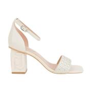 Liu Jo Vit Sandal White, Dam