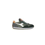 Diadora Snygga Sneakers för Män Green, Herr