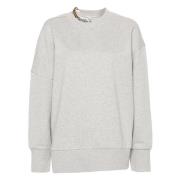 Stella McCartney Ljusgrå Melange Sweatshirt Gray, Dam