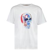 Alexander McQueen Skull Print T-shirt White, Herr
