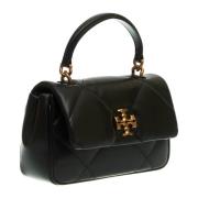 Tory Burch Diamantquiltad läderväska Black, Dam