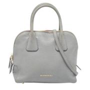 Burberry Vintage Pre-owned Laeder handvskor Gray, Dam