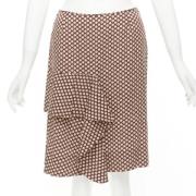 Marni Pre-owned Pre-owned Silke nederdelar Brown, Dam