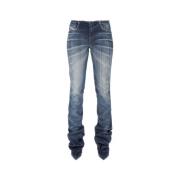 Diesel Stretch Denim Pantaboots Blue, Dam