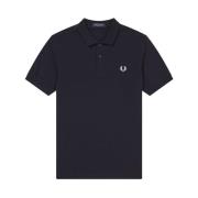 Fred Perry Bomull Piqué Regular Fit Skjorta Blue, Herr