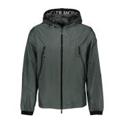 Moncler Högkrage jacka med dragkedja Green, Herr