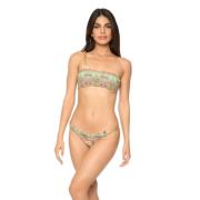 Miss Bikini Kashmir Kedja One-Shoulder Topp Multicolor, Dam