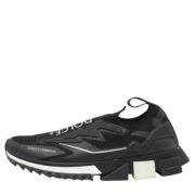 Dolce & Gabbana Pre-owned Pre-owned Tyg sneakers Black, Dam