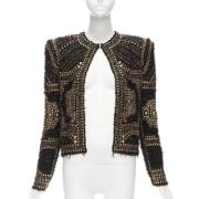 Balmain Pre-owned Pre-owned Tyg ytterklder Black, Dam