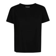 Loulou Studio Basiluzzo T-shirt Black, Dam