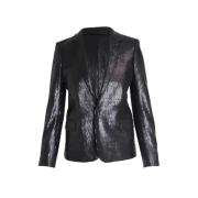 Yves Saint Laurent Vintage Pre-owned Tyg ytterklder Black, Dam