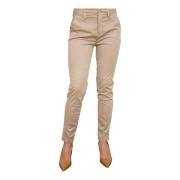 Liu Jo Stilren Beige Chino Byxor Beige, Dam