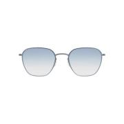 Lindberg Minimalistiska Titan Solglasögon - Blå Linser Gray, Unisex