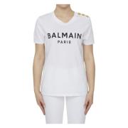 Balmain T-Shirts White, Dam