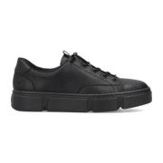 Rieker Svarta Sneakers för Kvinnor Black, Dam