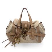 Chloé Pre-owned Pre-owned Laeder handvskor Beige, Dam