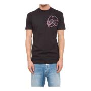 Philipp Plein Skull Dripping Round Neck T-shirt Black, Herr