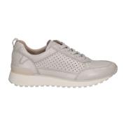 Caprice Beige Pearl Sneakers för Kvinnor Beige, Dam