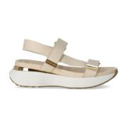 Michael Kors Beige Platta Sandaler för Kvinnor Beige, Dam