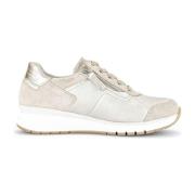 Gabor Beige Sneakers för Kvinnor Beige, Dam