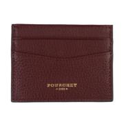 Pourchet Paris Bordeaux Korthållare Organizer Red, Herr