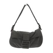 Fendi Vintage Pre-owned Nylon fendi-vskor Gray, Dam