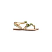 Maliparmi Flat Sandals Green, Dam