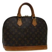 Louis Vuitton Vintage Pre-owned Canvas handvskor Brown, Dam