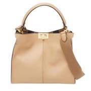 Fendi Vintage Pre-owned Laeder handvskor Brown, Dam