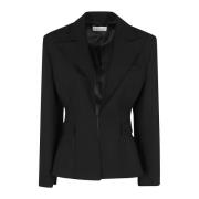 Giuseppe Di Morabito Twisted Canvas Blazer Black, Dam