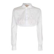 Aniye By FIA Crop Shirt White, Dam