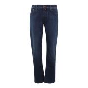 Jacob Cohën Stiliga Denim Jeans med 5 Fickor Blue, Herr