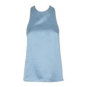 Loulou Studio Silke Tanktop Blue, Dam