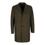 Harris Wharf London Stilren Boxy Coat Green, Herr