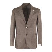 L.b.m. 1911 Ull Linne Blazer Brown, Herr