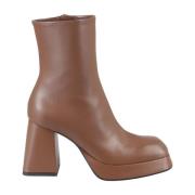 Giampaolo Viozzi Elegant Nappa Läderklackar Brown, Dam