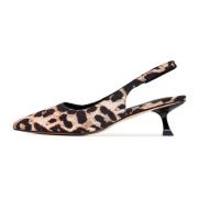 Cesare Gaspari Leopard Stiletto Häl Pumps Multicolor, Dam