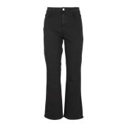 Icon Denim Flared Fit Comfort Jeans Black, Dam