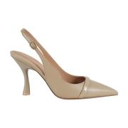 Malone Souliers Elegant Läderpumps Beige, Dam